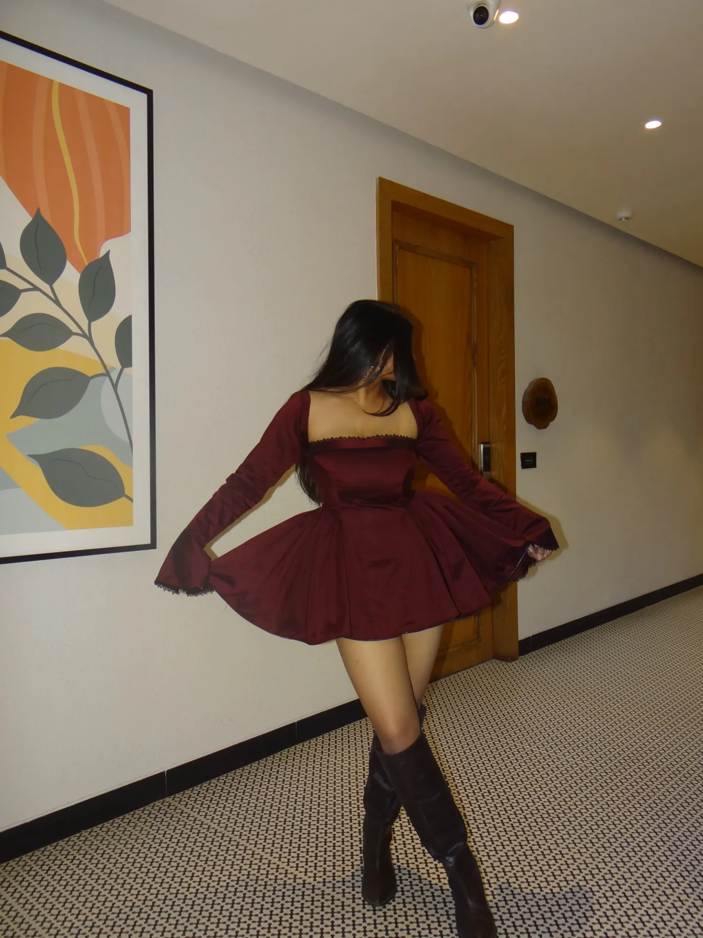 [CHD-WIN-XXS] Cherry Hour Dress (XXS)