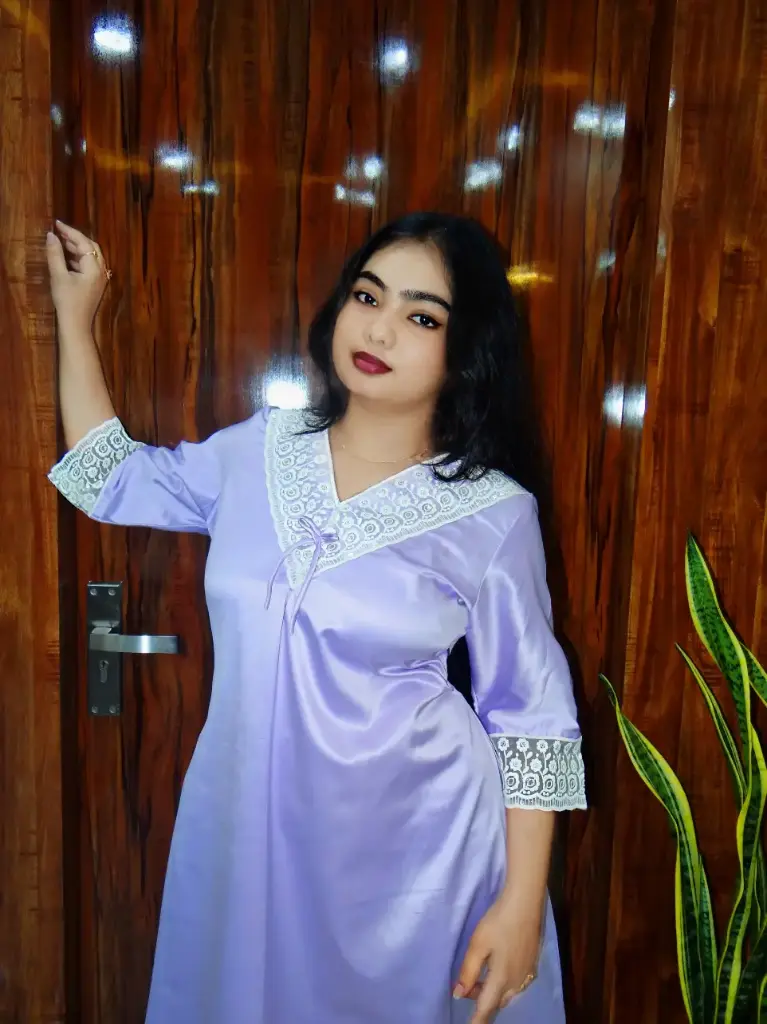 [MAS-LIL-XXS] Mirella Asymmetric Satin Slip Dress (XXS)